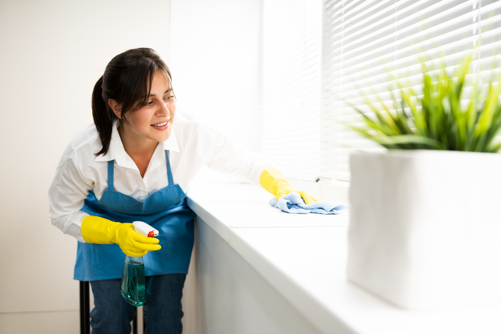 Professional House Cleaning Service. Room Cleaner